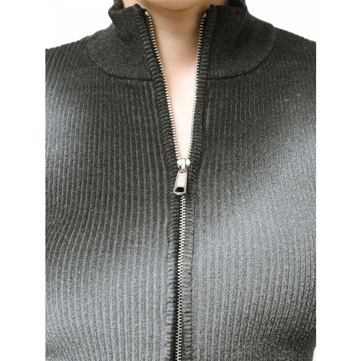 カットウォッシュドプレーティングジップニット | EMODA | 詳細画像23 