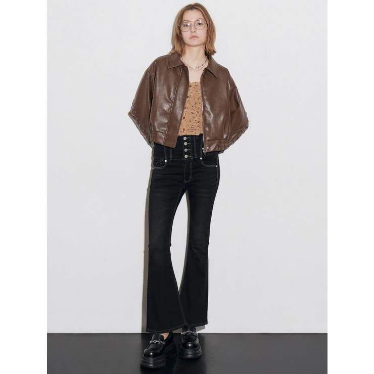 フロントボタンギャザートップ | EMODA | 詳細画像21 