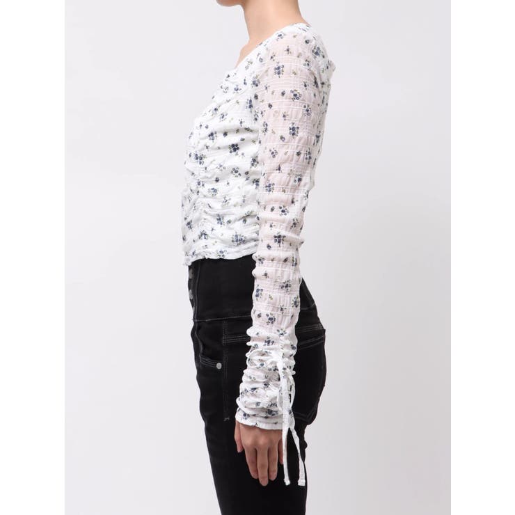 フロントボタンギャザートップ | EMODA | 詳細画像23 