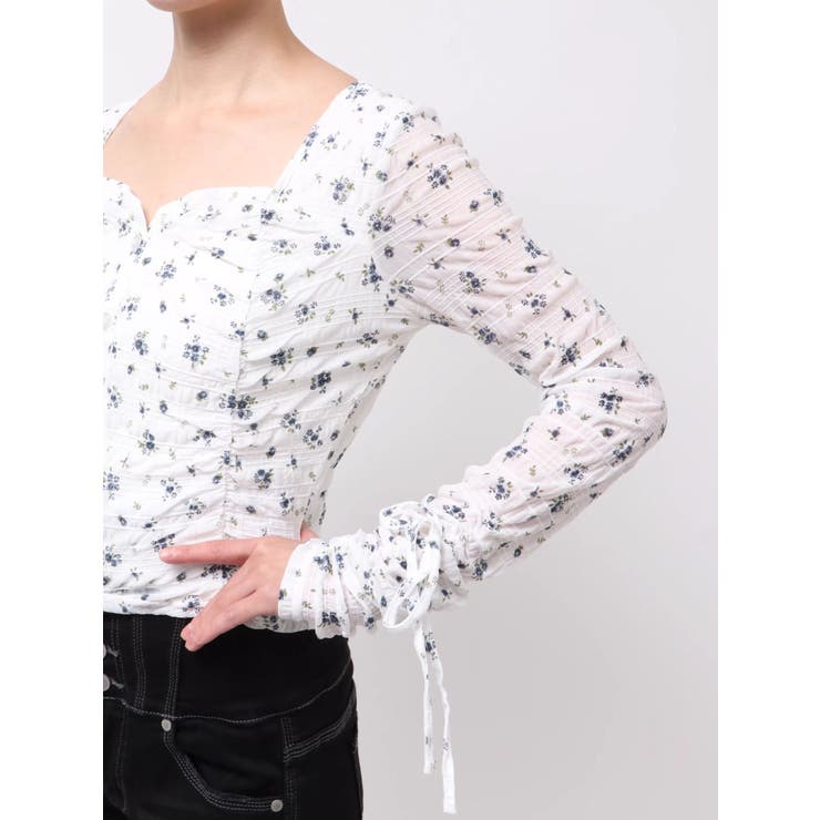 フロントボタンギャザートップ | EMODA | 詳細画像26 