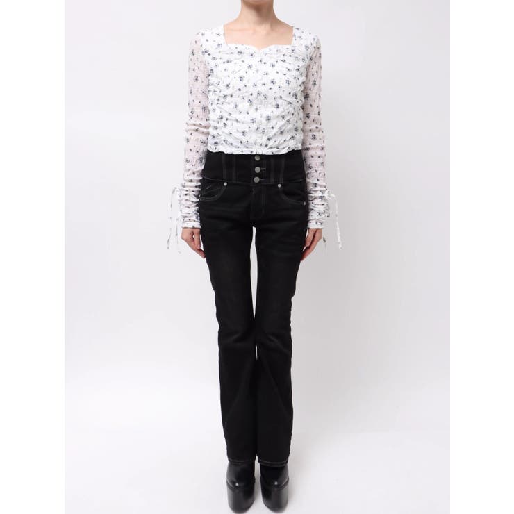 フロントボタンギャザートップ | EMODA | 詳細画像29 