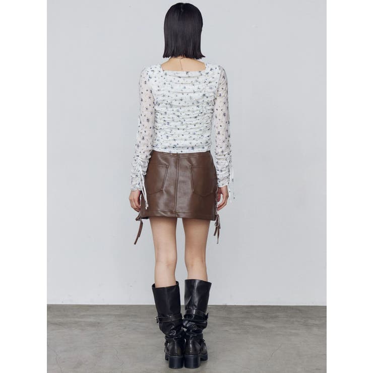 フロントボタンギャザートップ | EMODA | 詳細画像7 