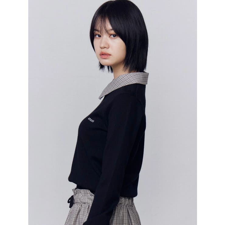 レイヤードシャツニット | EMODA | 詳細画像12 