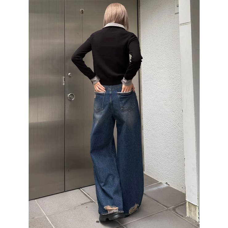 レイヤードシャツニット | EMODA | 詳細画像25 