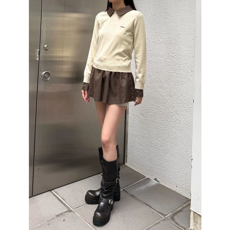 レイヤードシャツニット | EMODA | 詳細画像31 