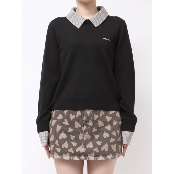 レイヤードシャツニット | EMODA | 詳細画像34 