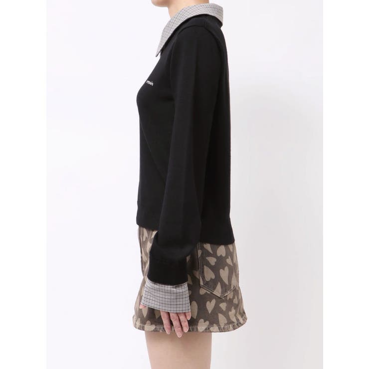 レイヤードシャツニット | EMODA | 詳細画像35 