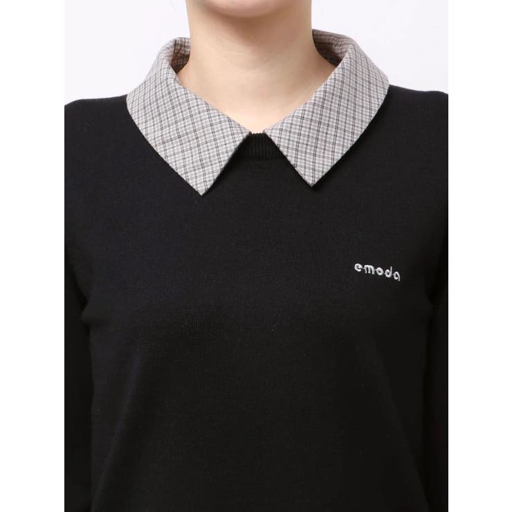 レイヤードシャツニット | EMODA | 詳細画像37 