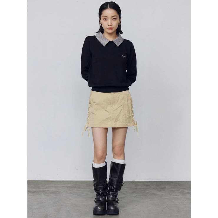 レイヤードシャツニット | EMODA | 詳細画像6 