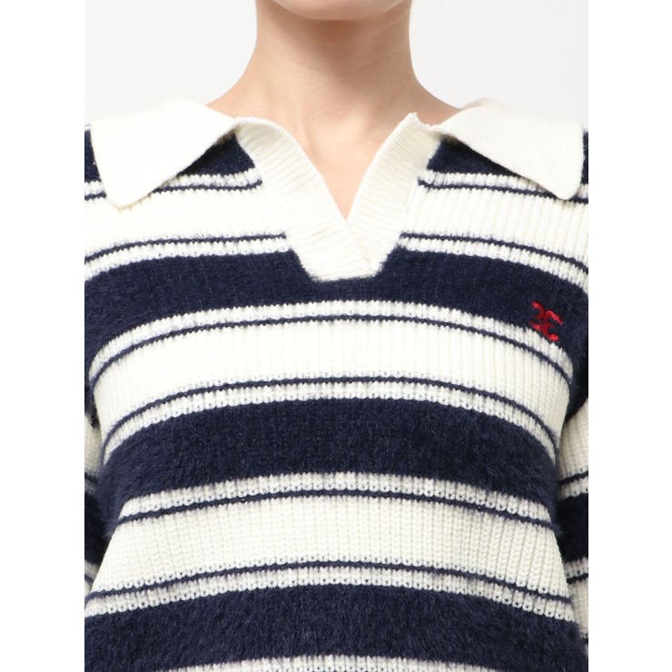 スキッパーワイドシャギーニット | EMODA | 詳細画像25 