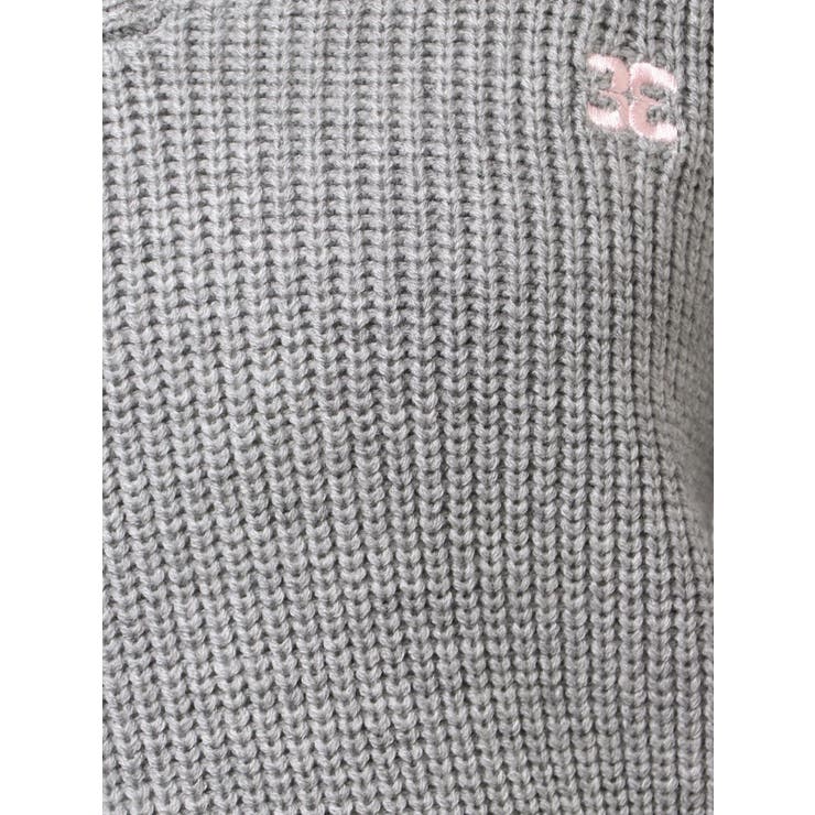 スキッパーワイドシャギーニット | EMODA | 詳細画像30 