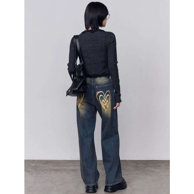 レースエッジフィットリブトップ | EMODA | 詳細画像25 