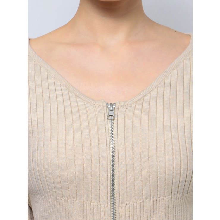 レースエッジフィットリブトップ | EMODA | 詳細画像6 