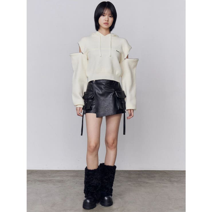 マルチオープンニットフーディ | EMODA | 詳細画像14 