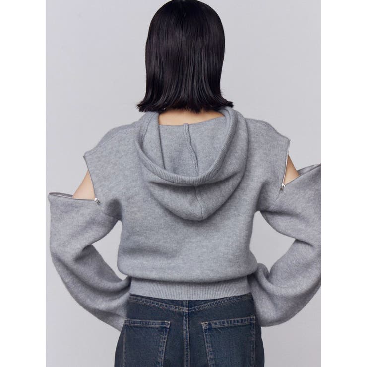 マルチオープンニットフーディ | EMODA | 詳細画像4 