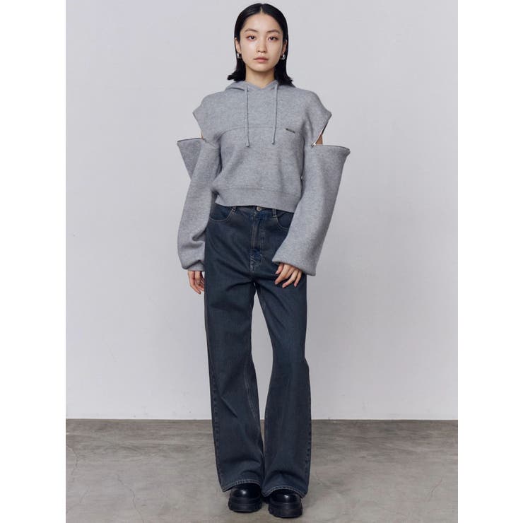 マルチオープンニットフーディ | EMODA | 詳細画像5 