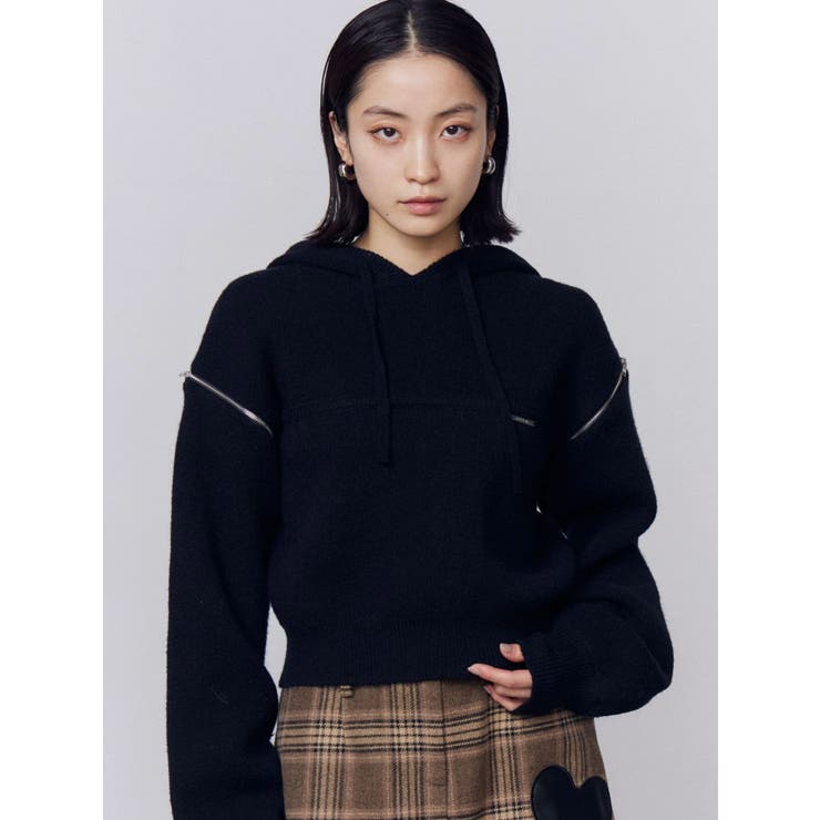 マルチオープンニットフーディ | EMODA | 詳細画像8 