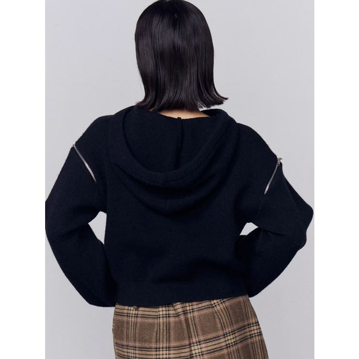 マルチオープンニットフーディ | EMODA | 詳細画像9 