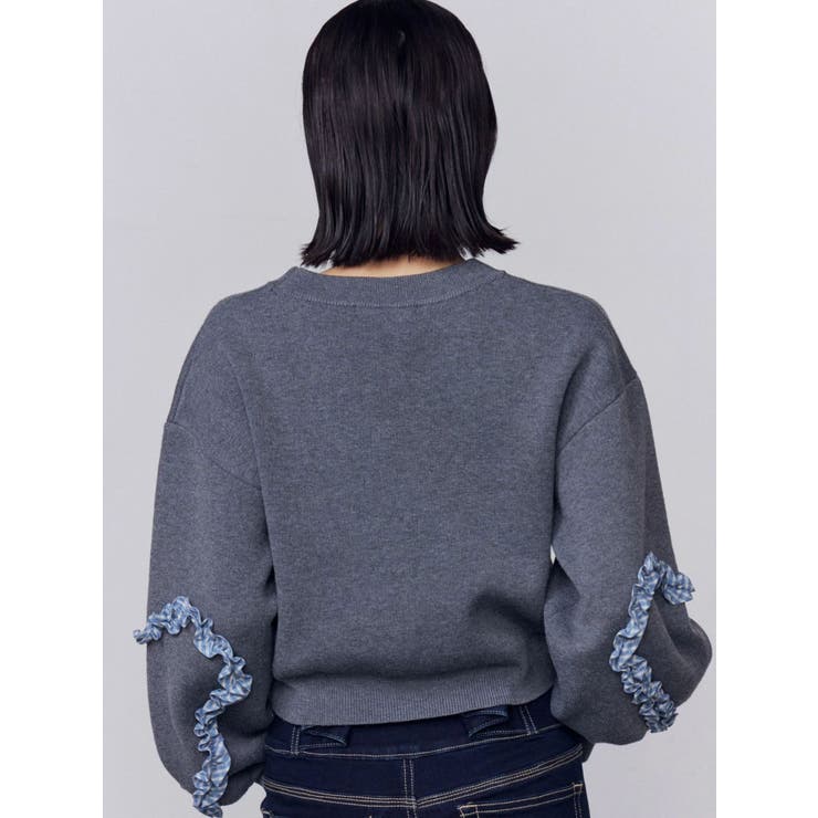 ギャザーハートニット | EMODA | 詳細画像10 