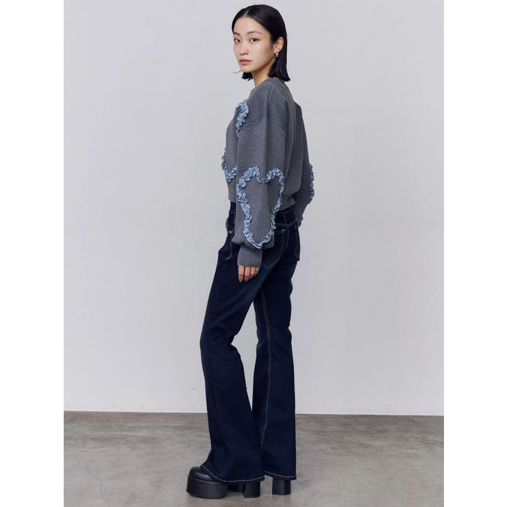 ギャザーハートニット | EMODA | 詳細画像12 