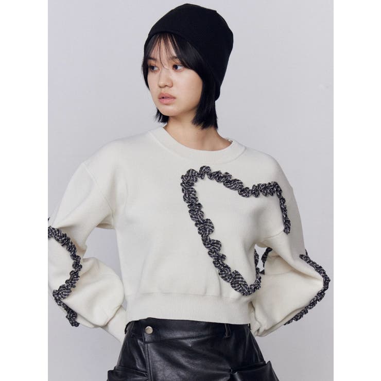 ギャザーハートニット | EMODA | 詳細画像16 