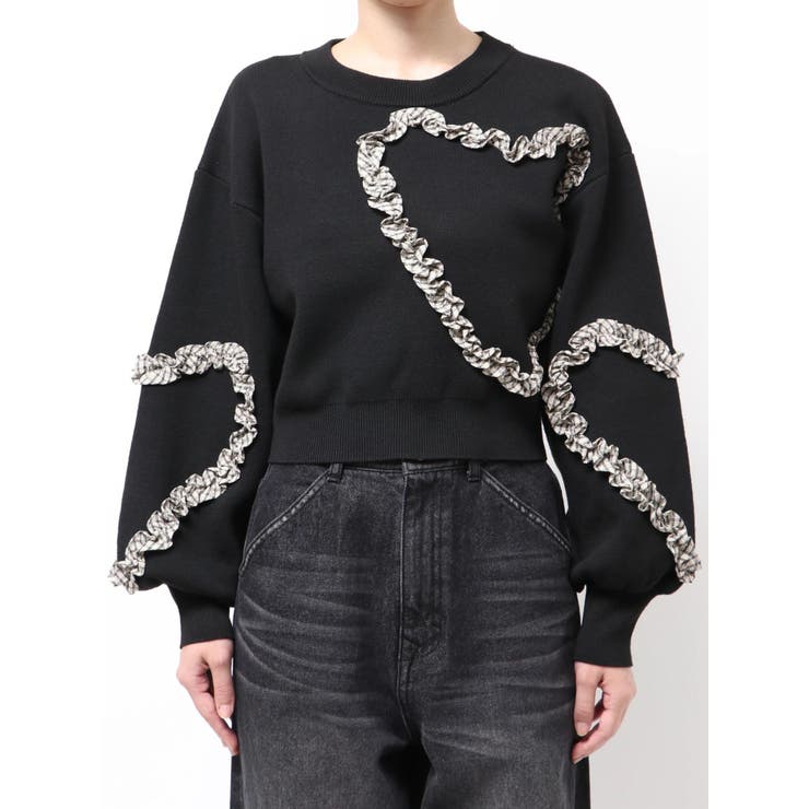 ギャザーハートニット | EMODA | 詳細画像21 