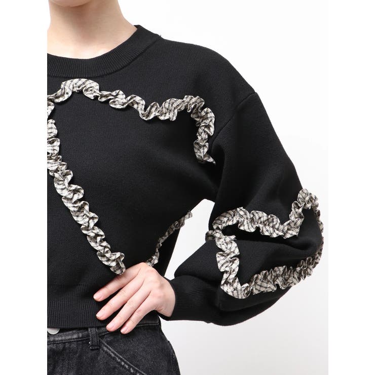 ギャザーハートニット | EMODA | 詳細画像25 