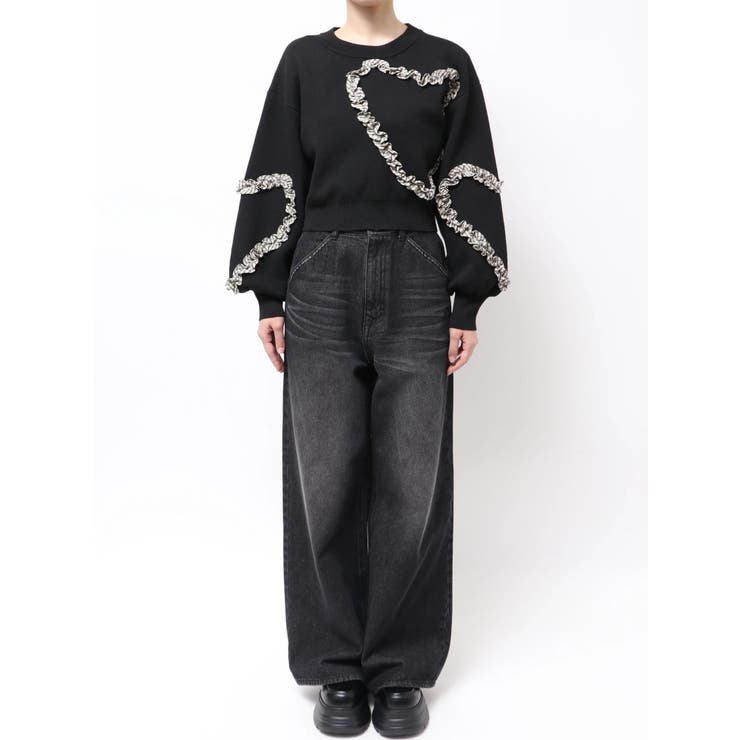 ギャザーハートニット | EMODA | 詳細画像33 