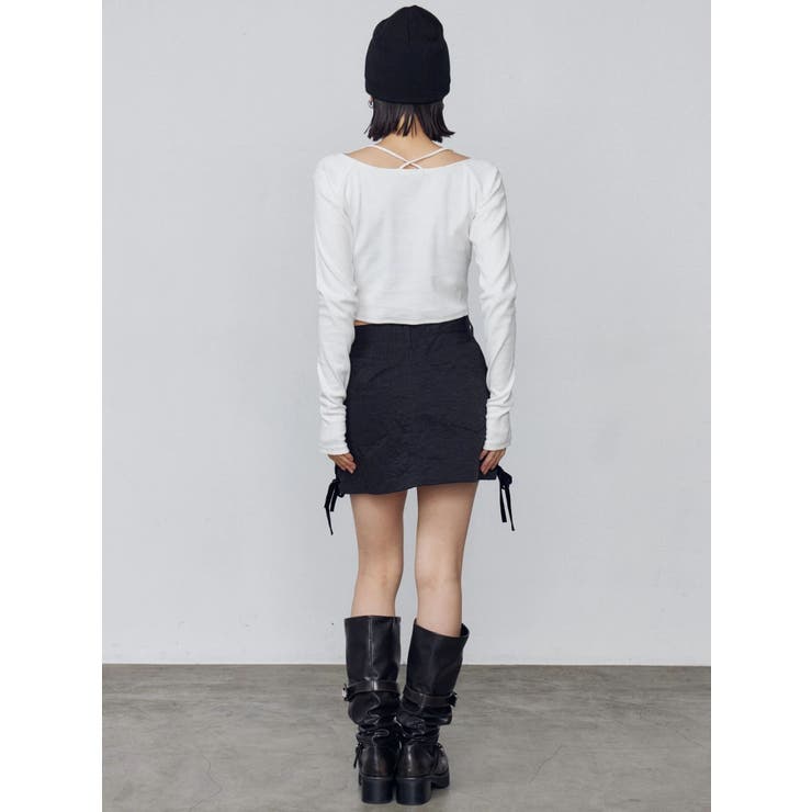 2WAYストリングリブトップス | EMODA | 詳細画像13 