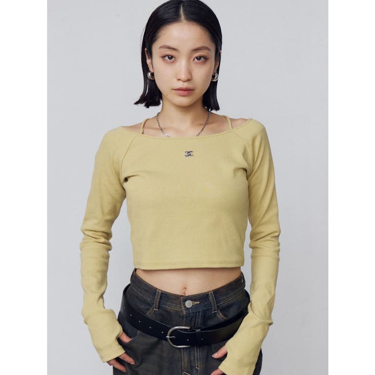 2WAYストリングリブトップス | EMODA | 詳細画像16 