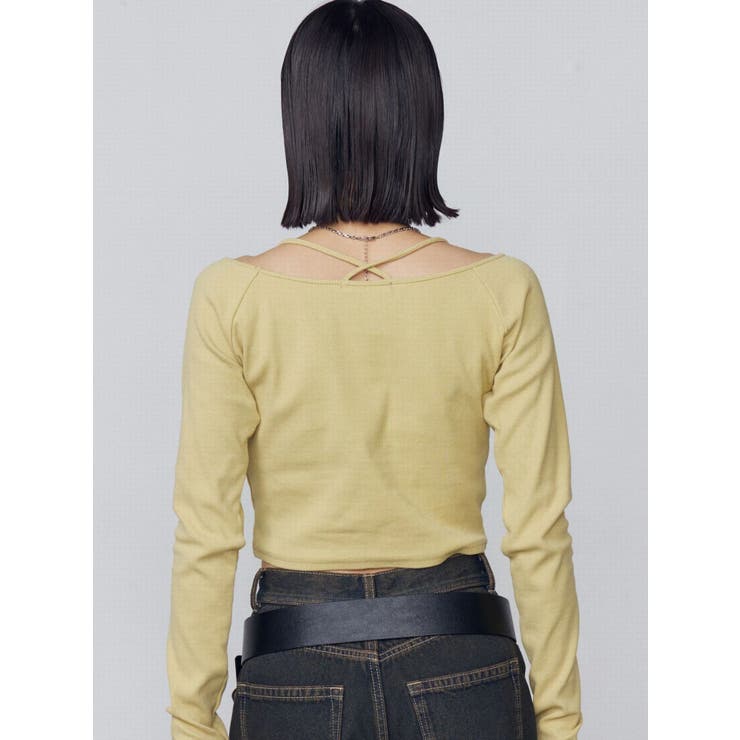 2WAYストリングリブトップス | EMODA | 詳細画像18 