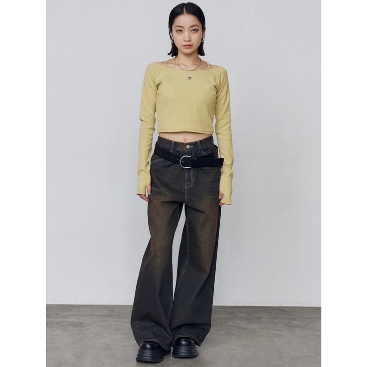 2WAYストリングリブトップス | EMODA | 詳細画像19 