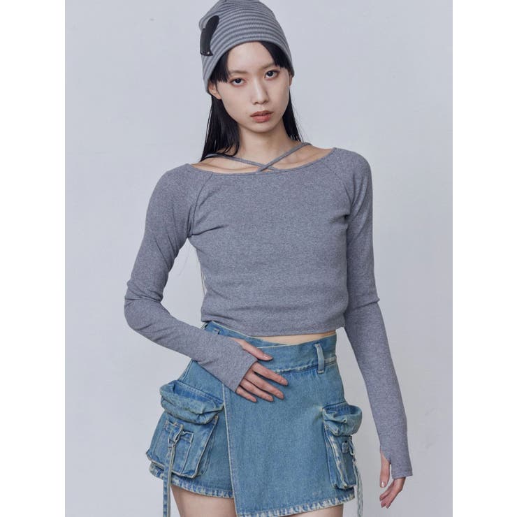 2WAYストリングリブトップス | EMODA | 詳細画像23 