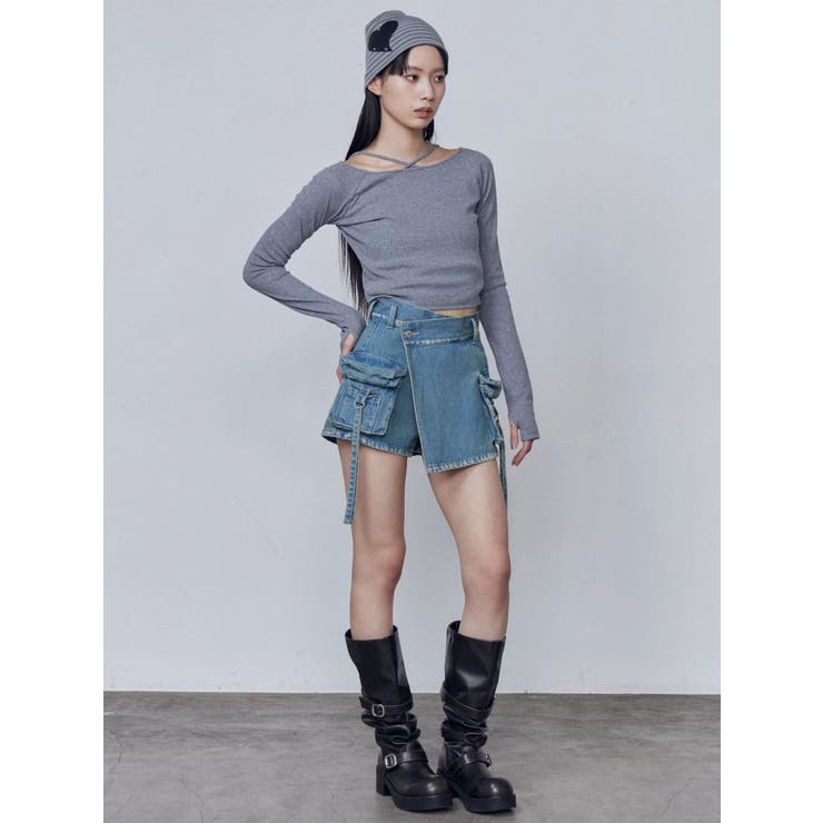 2WAYストリングリブトップス | EMODA | 詳細画像24 