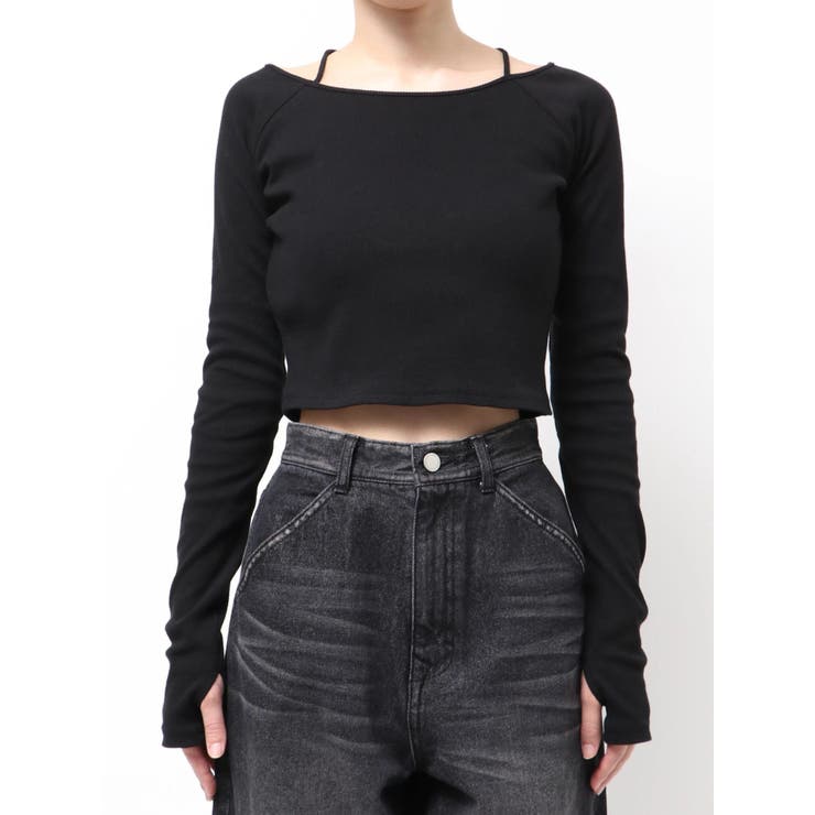 2WAYストリングリブトップス | EMODA | 詳細画像28 