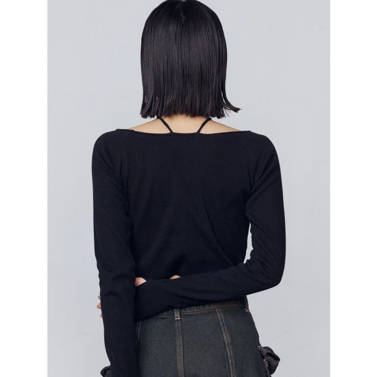 2WAYストリングリブトップス | EMODA | 詳細画像3 