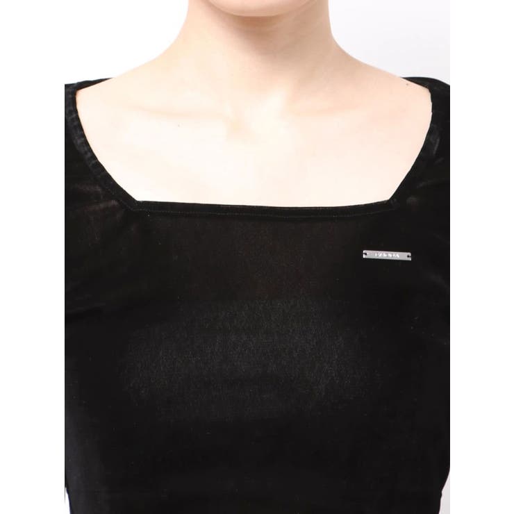 シアーベロアプレートクロップトップ | EMODA | 詳細画像21 