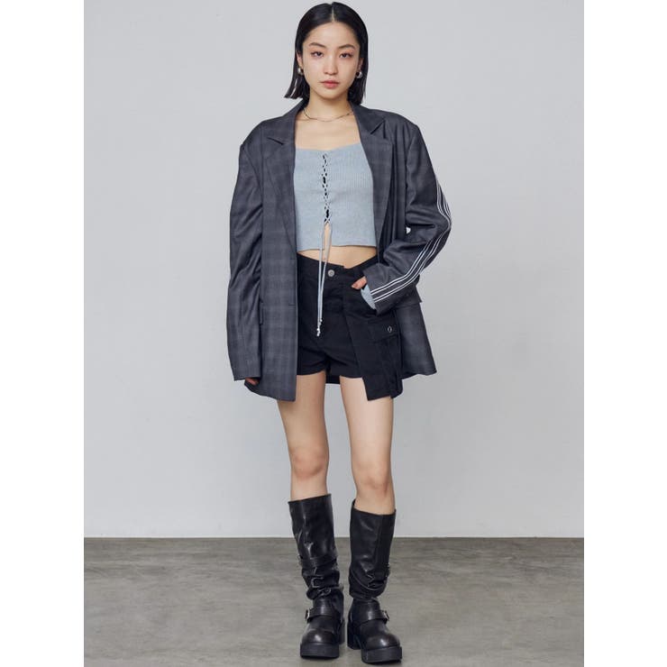 ダブルラインスリーブオーバージャケット | EMODA | 詳細画像11 