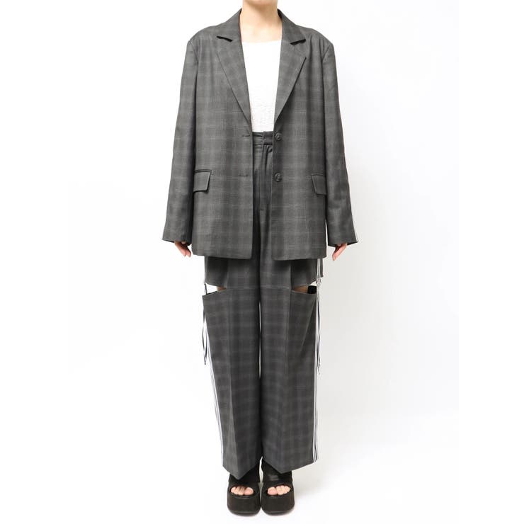 ダブルラインスリーブオーバージャケット | EMODA | 詳細画像30 