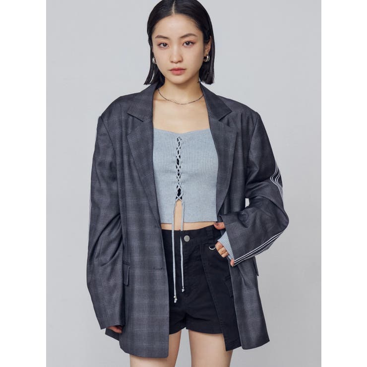 ダブルラインスリーブオーバージャケット | EMODA | 詳細画像7 