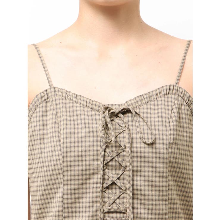 レースアップティアードミニワンピース | EMODA | 詳細画像6 