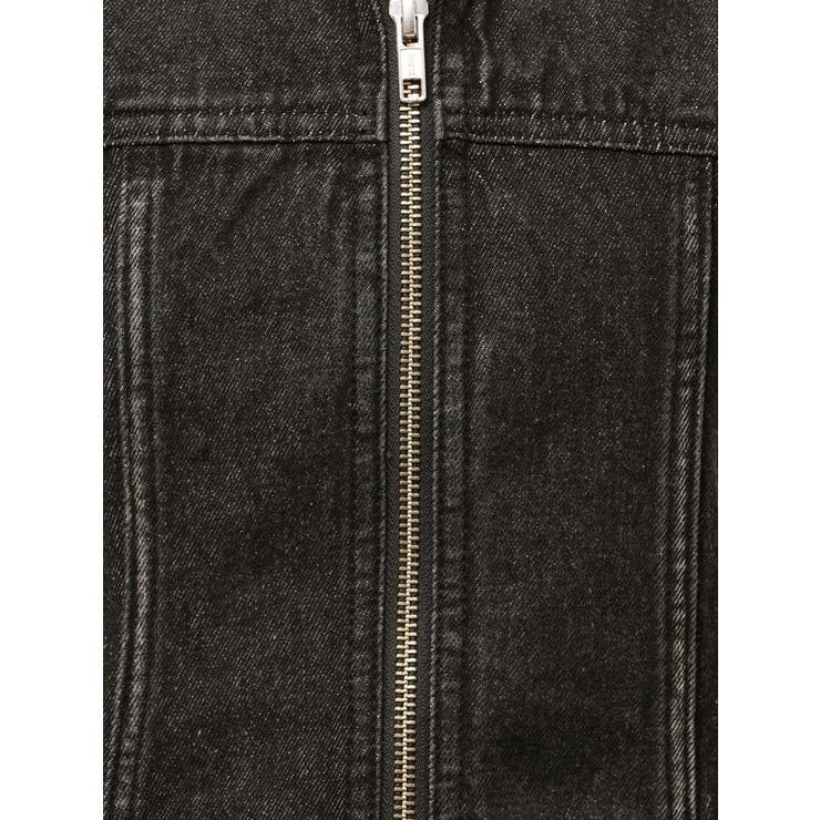 プリーツヘムレイヤードデニムワンピース | EMODA | 詳細画像27 