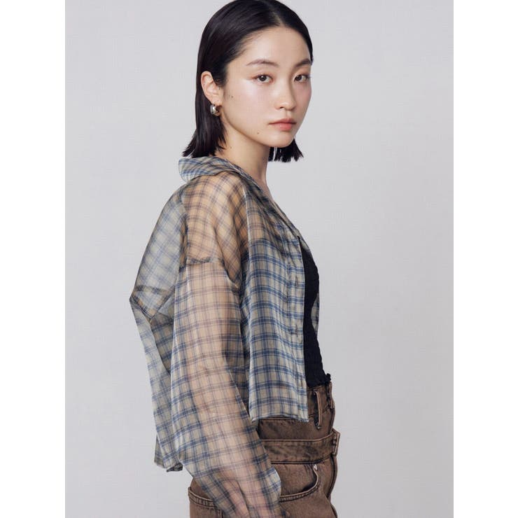 エアリーショートシャツ | EMODA | 詳細画像13 