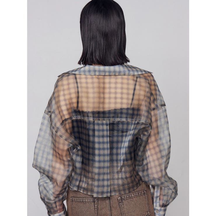 エアリーショートシャツ | EMODA | 詳細画像14 