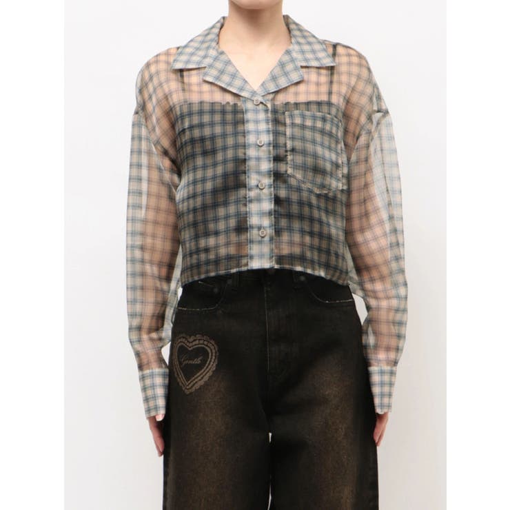 エアリーショートシャツ | EMODA | 詳細画像17 