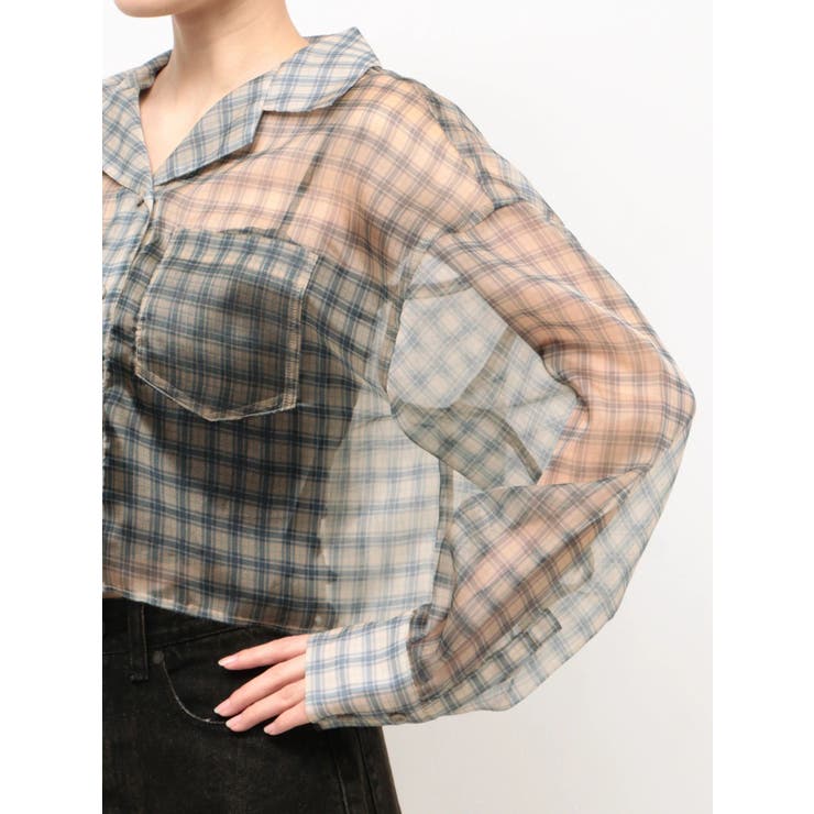 エアリーショートシャツ | EMODA | 詳細画像21 