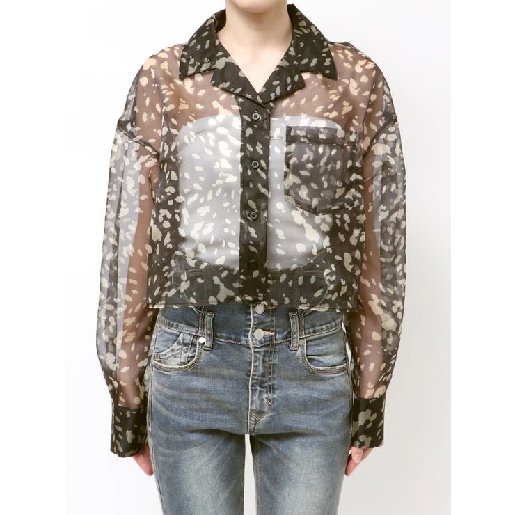 ミックス | エアリーショートシャツ | EMODA