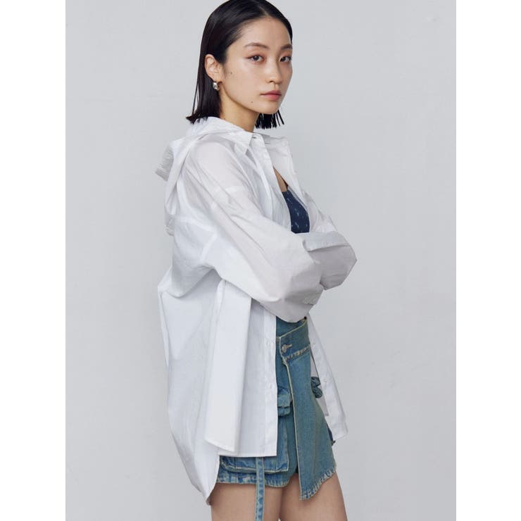 ワイドボディフーディシャツ | EMODA | 詳細画像12 