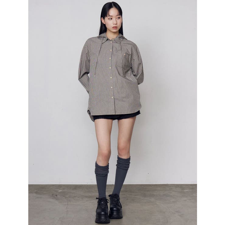 ワイドボディフーディシャツ | EMODA | 詳細画像26 