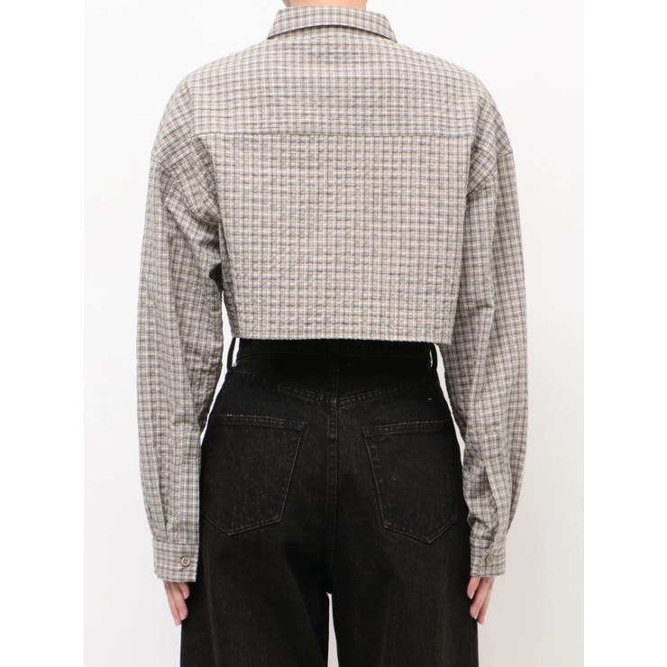 テープフリルワイドショートシャツ | EMODA | 詳細画像15 